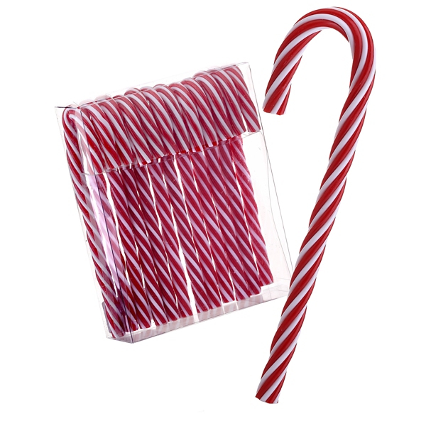 Red and White Candycane Ornaments, Set of 12 | Kirklands Home