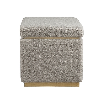 Teddy Boucle Organizer - Cream