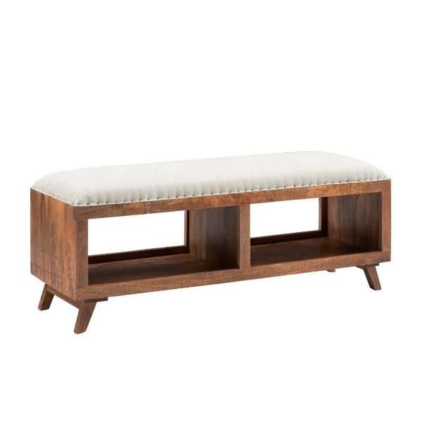 Upholstered bench 2024 with drawers