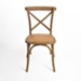 Natural X Frame Cane Seat Dining Chair