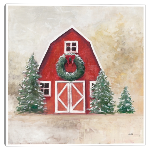 Merry Red Barn Framed Canvas Art Print Kirklands Home