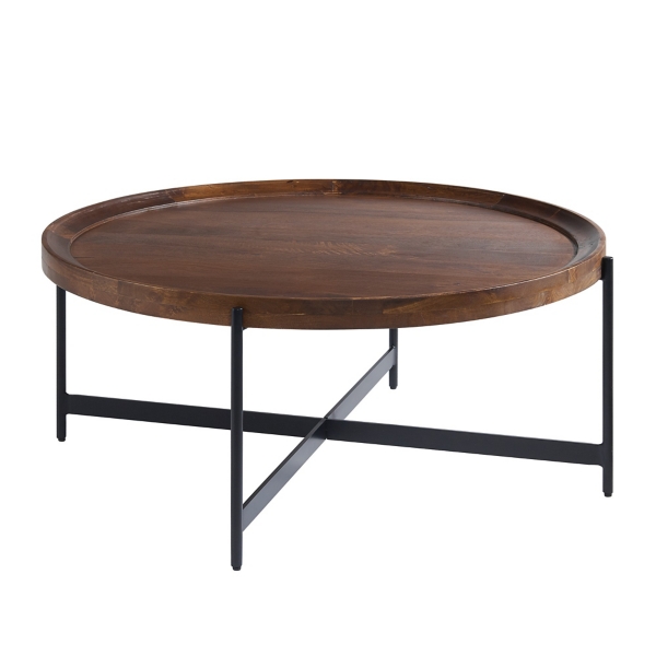 Round tray on sale coffee table