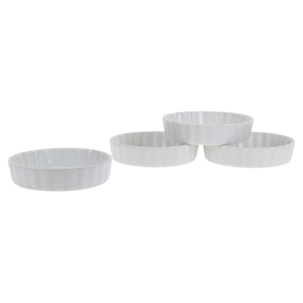White Porcelain Ruffle Baking Dishes, Set of 4 Kirklands Home