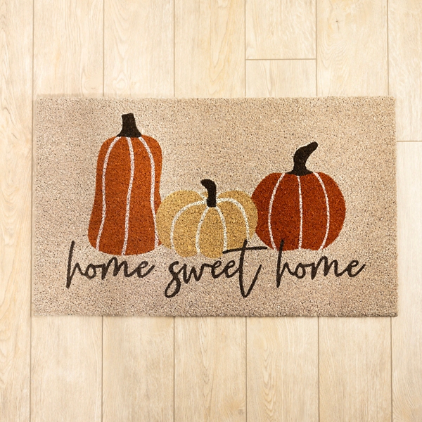 Home Sweet Home Pumpkins Coir Doormat | Kirklands Home