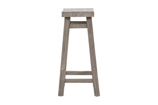 Storm Gray Sonoma Saddle Counter Stools, Set of 2