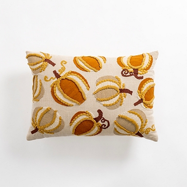 Pumpkin Trio - Decorative Pillow Cover - 18x18 inches – Cotton and Crate