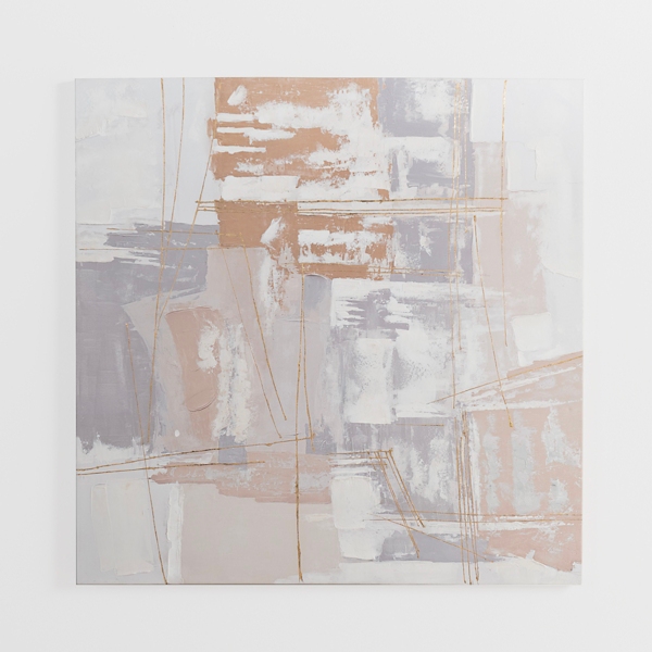 Silver Abstract Art Print Kirklands Home