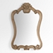 Belle Natural Scroll Top Wall Mirror