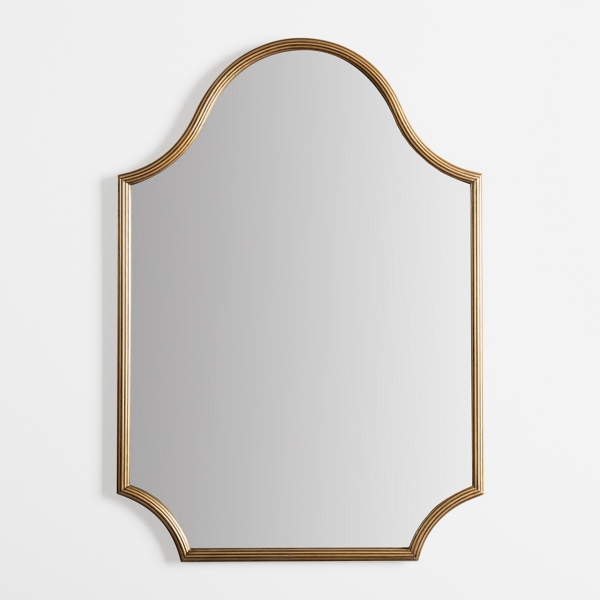 Rowan Vintage Gold Wall Mirror Kirklands Home