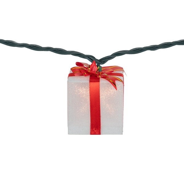 Wrapped Christmas Gifts 10-pc. String Lights