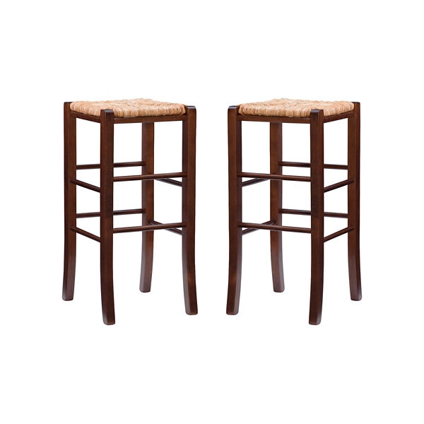 Woven seagrass bar online stools