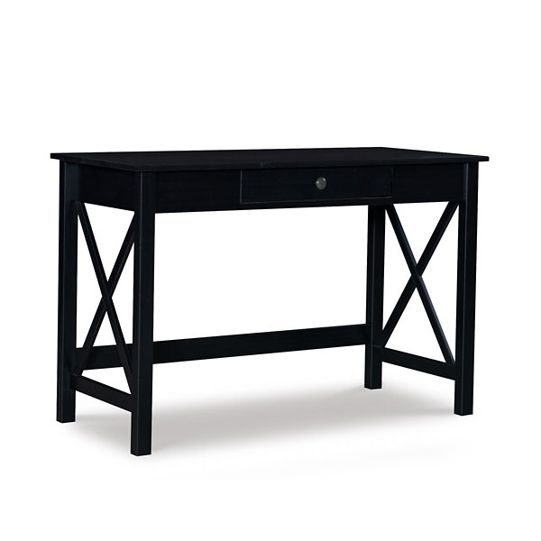 Black Wood XSides Desk Kirklands Home