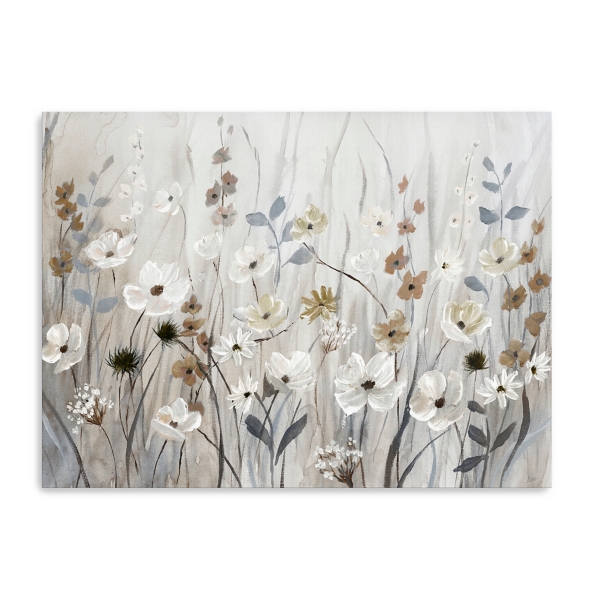 Set of 2 floral art prints on canvas or fine art paper, pair of prints, wall art, canvas prints, paper prints, floral meadow art, selling pretty art