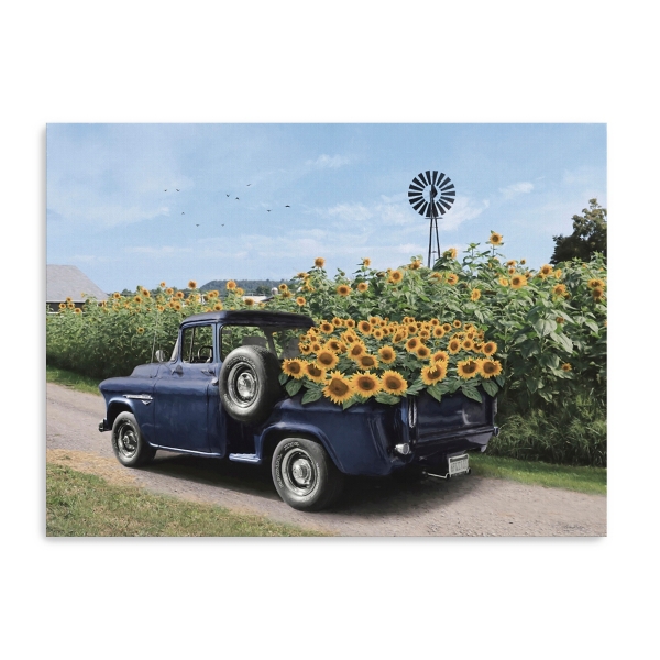 Sunflower Days Canvas Art Print, 24x18 in. | Kirklands Home