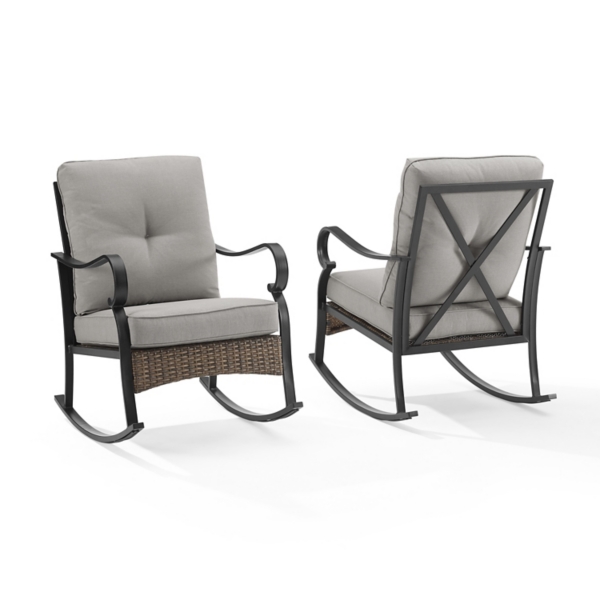 Black rocking chairs set 2024 of 2