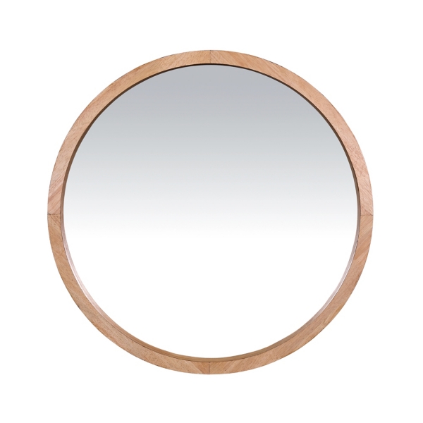 Henrietta Round Wooden Wall Mirror Kirklands Home