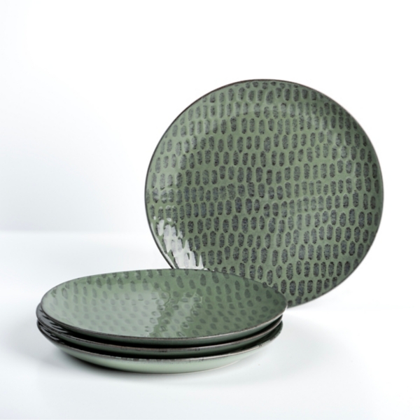 Green Englewood Pine Salad Plates, Set of 4 Kirklands Home
