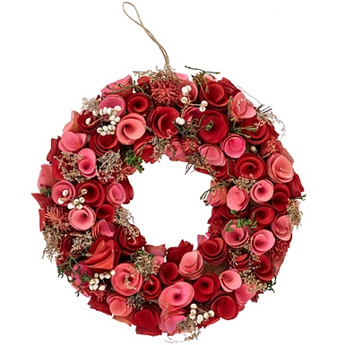 Pink and Red Roses Valentine's Wreath | Kirklands Home