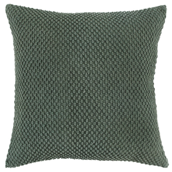 Olive Green Woven Nubby Pillow Green 20L x 20H Cotton Kirkland s Home