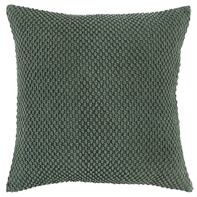 Green textured pillow sale