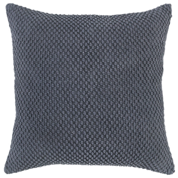 Dark Gray Woven Nubby Pillow | Kirklands Home