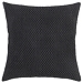 Black Woven Nubby Pillow