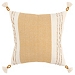 Gold and Ivory Color Block Pillow