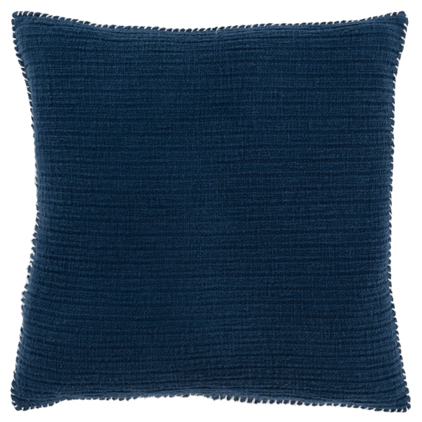 Navy Subtle Striped Oversized Pillow | Kirklands Home