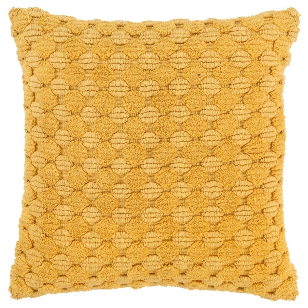 Yellow Looped Cotton Throw Pillow Kirklands Home