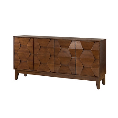 The kashth Mango Wood Sideboard Cabinet for Living Room Furniture