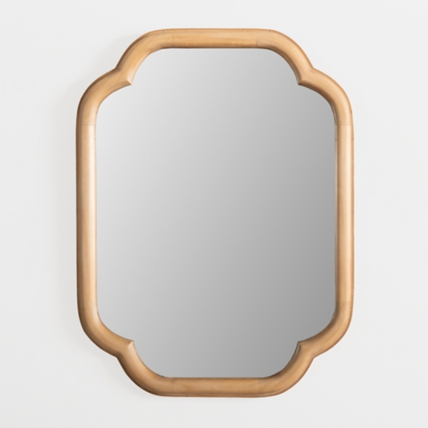 Willow Quatrefoil Fir Wood Mirror Kirklands Home