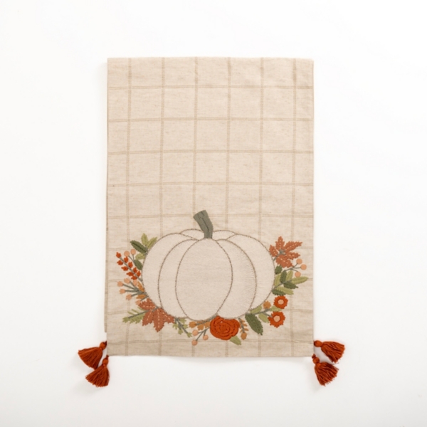 Corded Pumpkin Harvest Table Runner