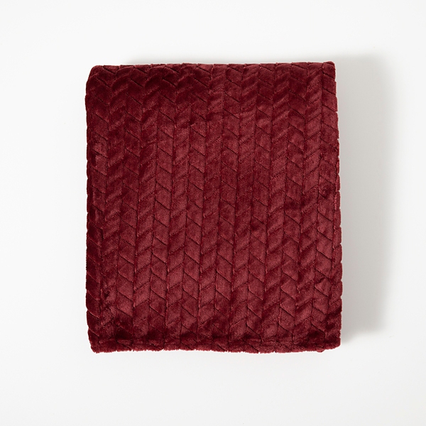 Burgundy throw best sale