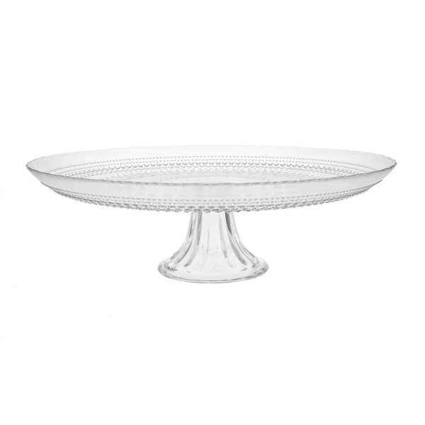 Clear Jill Beaded Cake Stand, 13 in. Kirklands Home