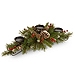 Frosted Pinecone and Berry Candle Centerpiece