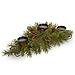 Green Pine and Pinecone Candle Centerpiece