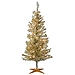 4 ft. Pre-Lit Champagne Tinsel Christmas Tree