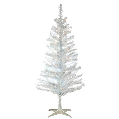 Pre-Lit White Branches Christmas Tree, 47 in.