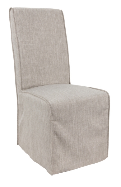 Light grey discount dining chair covers