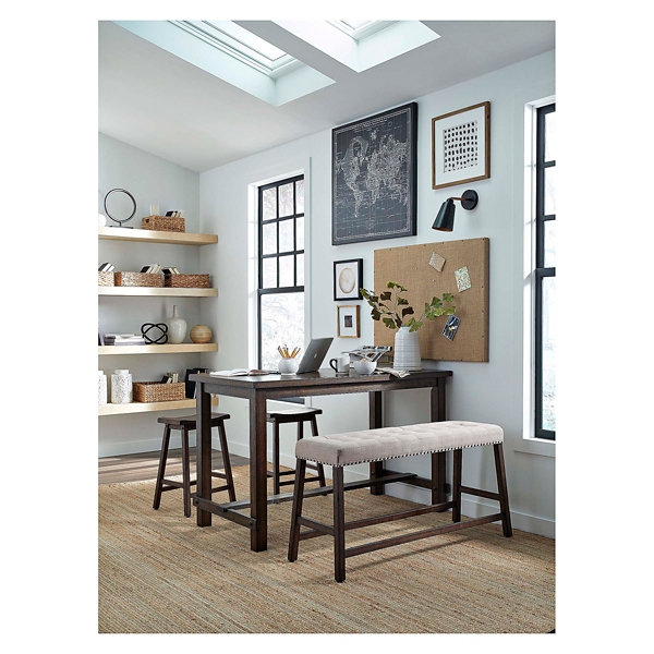 Brown Wood Rectangular Dining Counter Table Kirklands Home