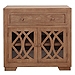 Brown Decorative Doors Wood Cabinet