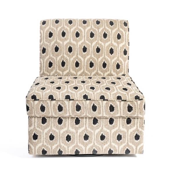 Tan Ada Armless Swivel Accent Chair Kirklands Home
