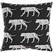 Black and White Cheetahs Pillow