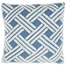 Ocean Blue Jacquard Basketweave Pillow