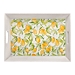 White Wood Lemons Serving Tray