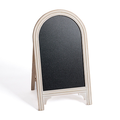 Simple Whitewashed Chalkboard Easel