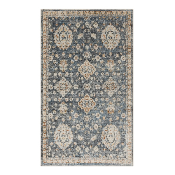 Anthracite Granary Floral Area Rug, 8x10 Kirklands Home