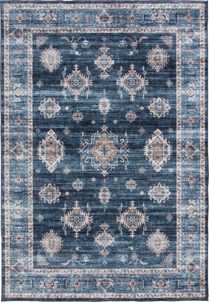 Navy Blue Decorative Washable Area Rug Kirklands Home