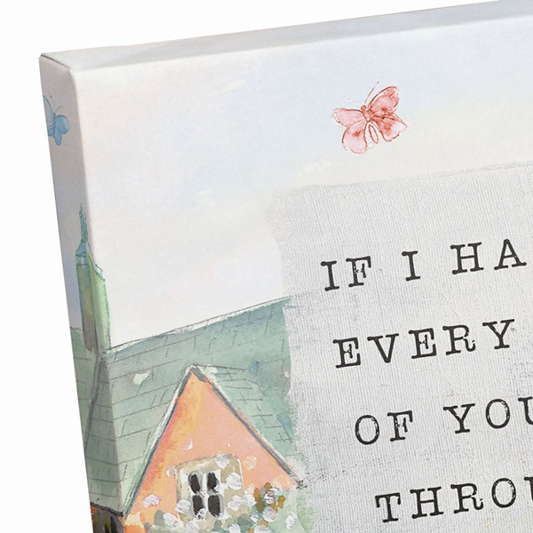 If I Had a Flower Canvas Art Print