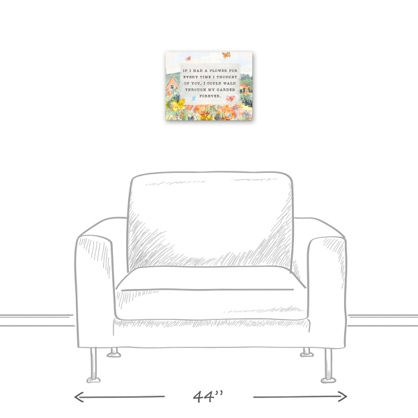 If I Had a Flower Canvas Art Print